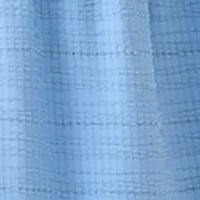 Women's Windowpane Ruffle Midi Dress