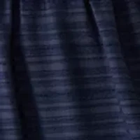 Women's Windowpane Ruffle Midi Dress