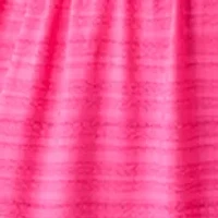 Women's Windowpane Ruffle Midi Dress