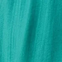 Plus Short Sleeve Ruffle A-Line Dress