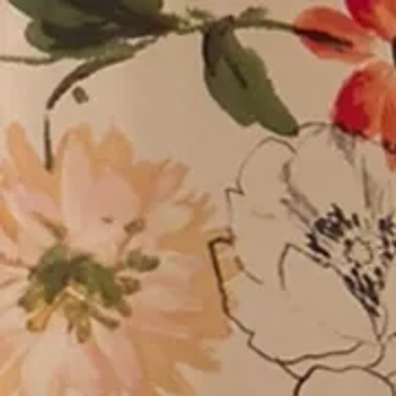 Women's Flutter Sleeve Floral Printed Chiffon Midi Dress