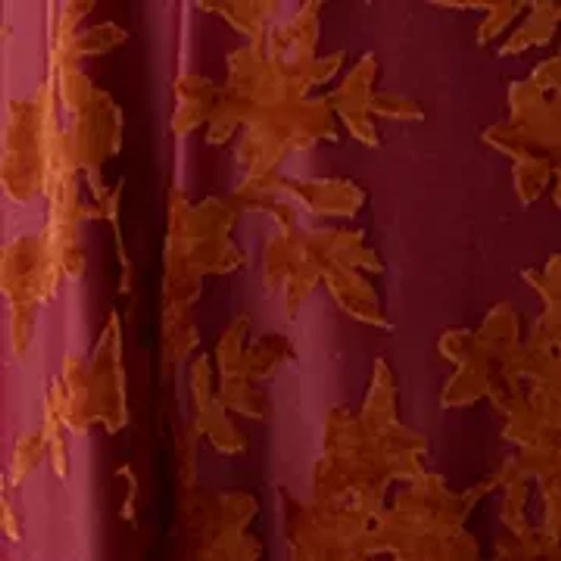 Plus Velvet Fit and Flare Dress