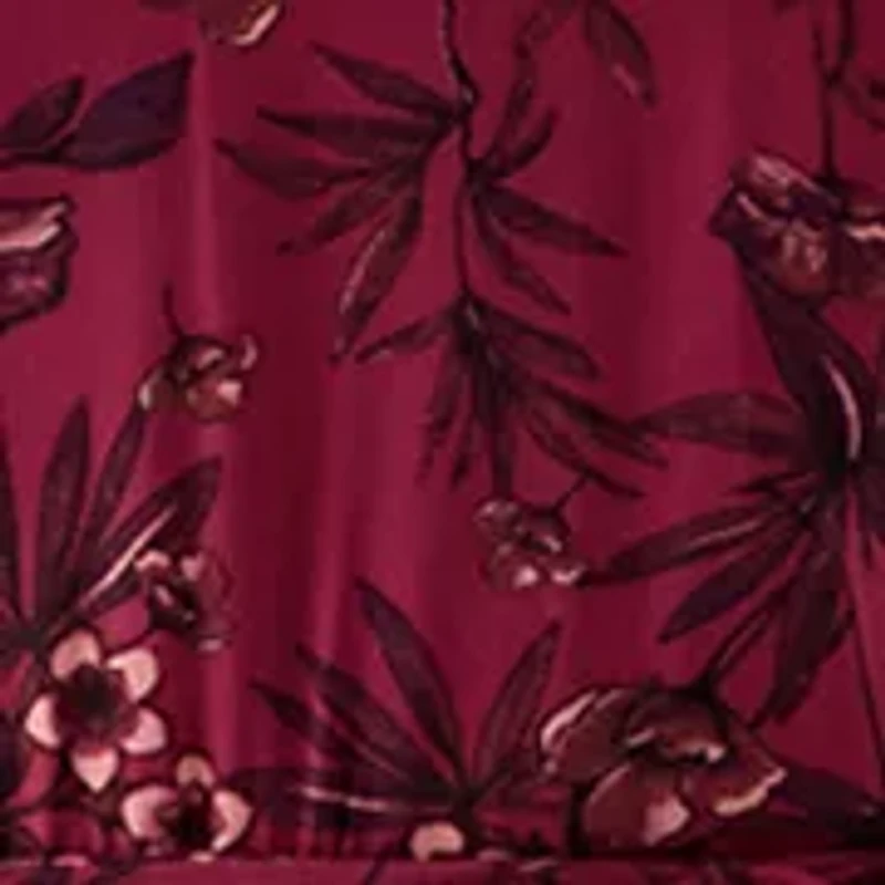 Women's Floral Print Chiffon Maxi Dress