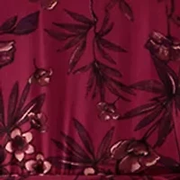 Women's Floral Print Chiffon Maxi Dress