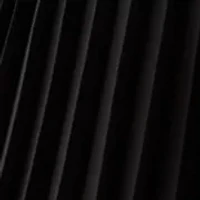 Plus Solid Chiffon A-Line Dress