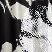 Women's Long Sleeve Mock Neck Floral Print Maxi Dress