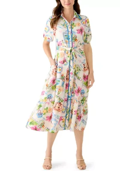 Women's Amalfi Print Shirtdress