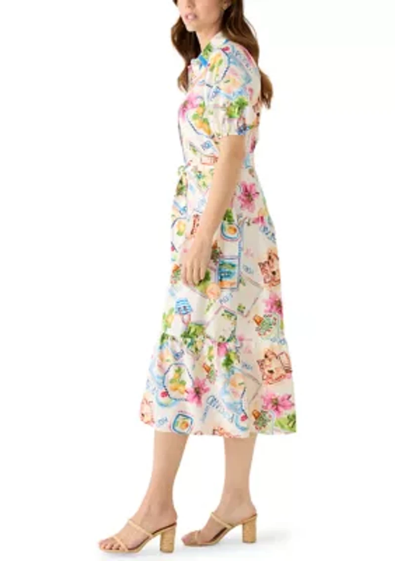 Women's Amalfi Print Shirtdress
