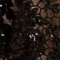 Women's Strapless Lace Fit and Flare Dress