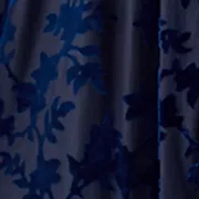 Women's Burnout Long Sleeve Fit and Flare Dress