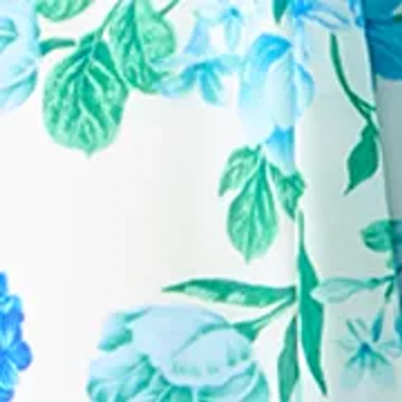 Plus Ruffle Sleeve Floral Maxi Dress