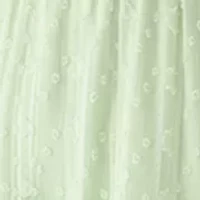 Women's Short Puff Sleeve A-Line Dress