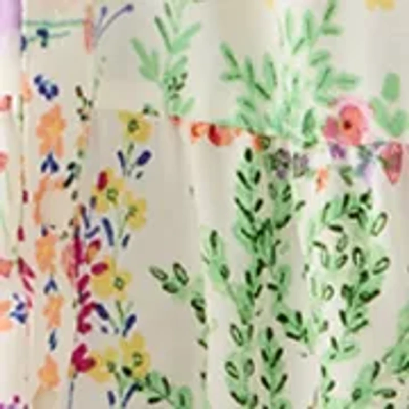 Women's Ruffle Sleeve Floral Mini Dress