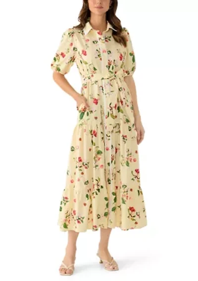Women's Short Sleeve Shirt Dress