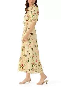 Women's Short Sleeve Shirt Dress