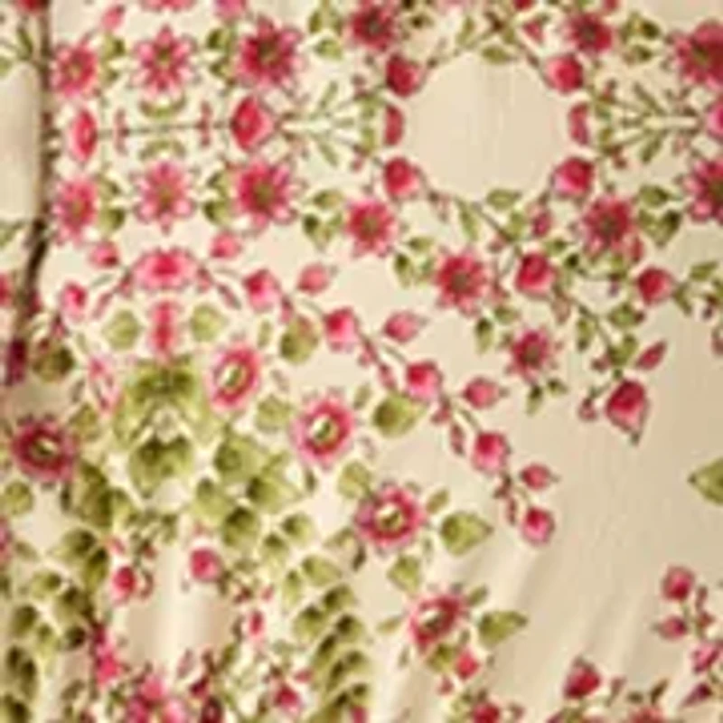 Plus Sleeveless Texture Printed A-Line Dress