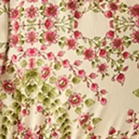 Plus Sleeveless Texture Printed A-Line Dress