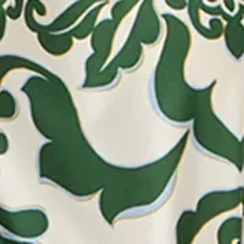 Women's Short Sleeve Printed A-Line Dress