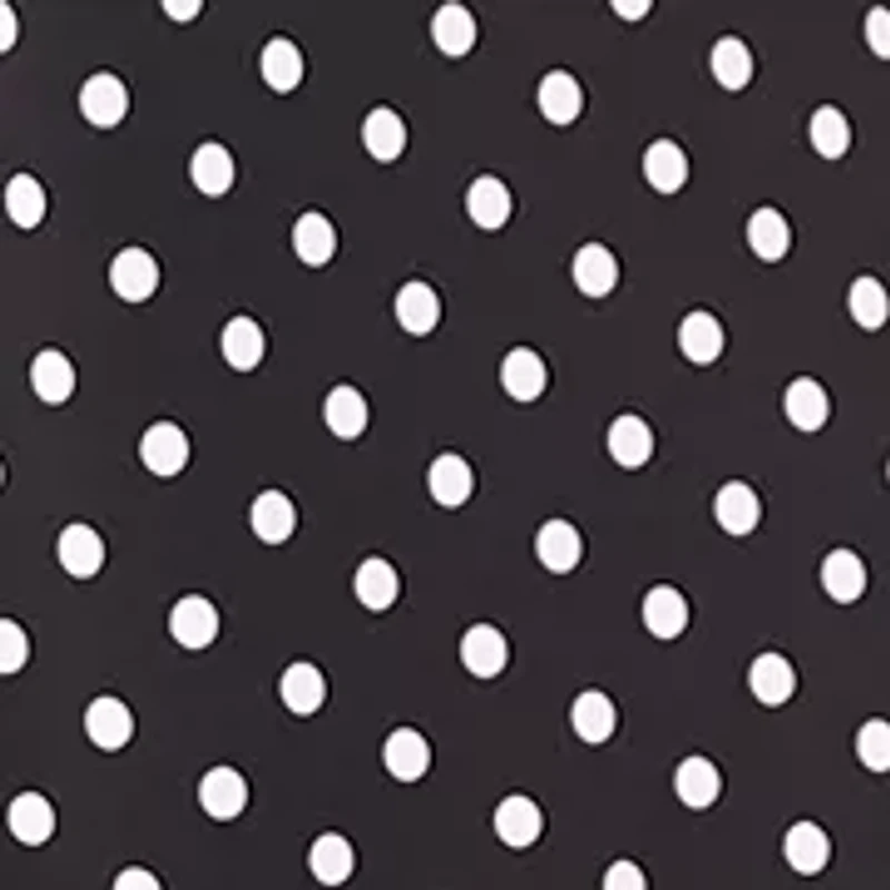 Plus Twist Knot Dot Print Midi Dress