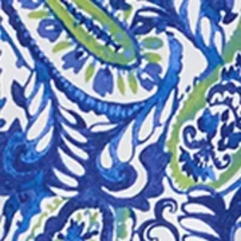 Plus Paisley Print Mini Dress