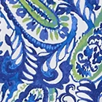 Plus Paisley Print Mini Dress