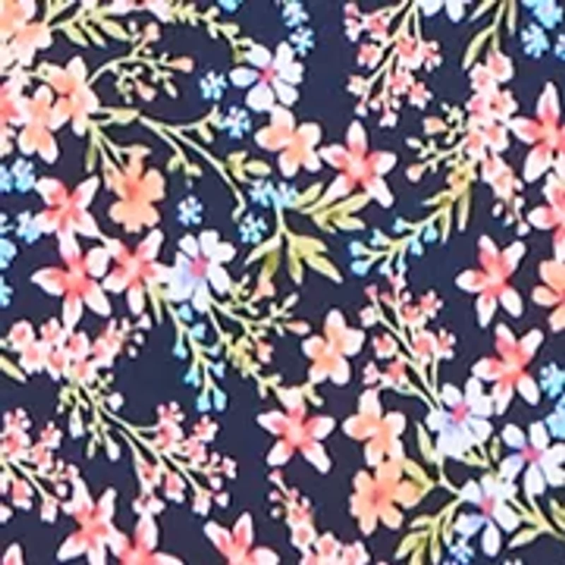 Plus 3 Ring Ditsy Mini Dress