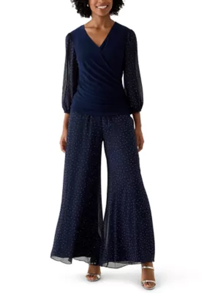 Women's Long Sleeve V-Neck Top