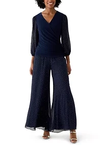 Women's Long Sleeve V-Neck Top