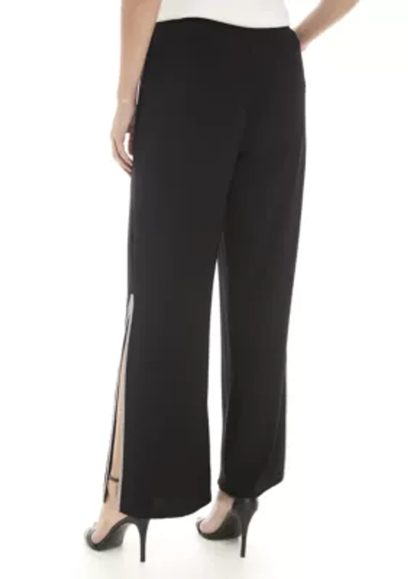 Women's Rhinestone Split Pants