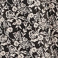 Women's Short Sleeve Split Neck Ditsy Floral Chiffon Dress