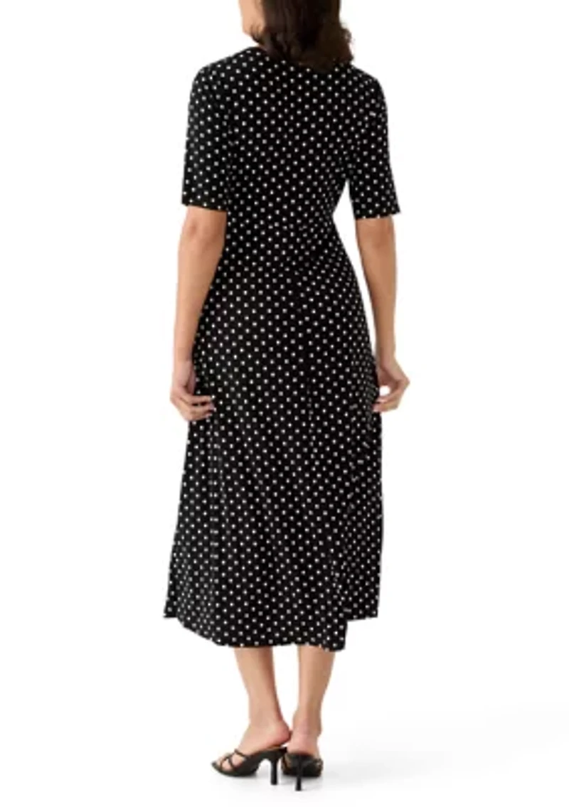 Women's Knit Waist Maxi Dress