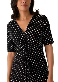 Women's Knit Waist Maxi Dress