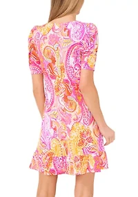 Women's Printed A-Line Dress