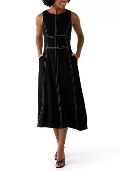 Women's A-Line Midi Shirtdress