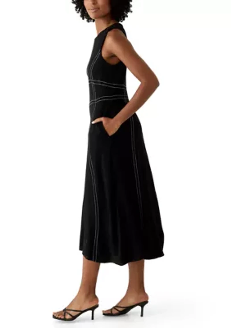 Women's A-Line Midi Shirtdress