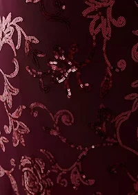 Women's Solid Mesh Maxi Skirt