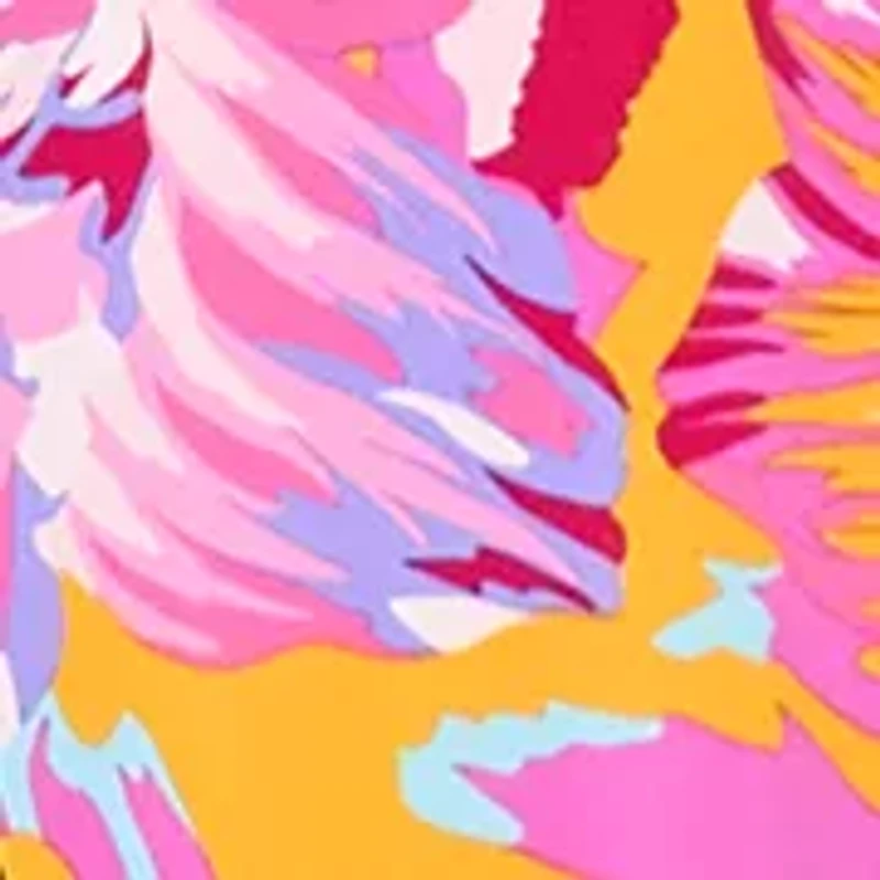 Women's Printed Flounce Mini Dress