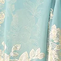 Women's Sleeveless Halter Foil Cocktail Dress