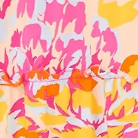 Women's Sleeveless Printed Fit and Flare Maxi Dress