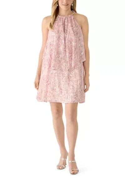 Women's Sleeveless Halter Cocktail Dress
