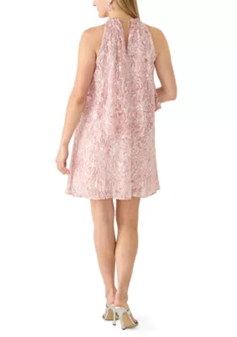 Women's Sleeveless Halter Cocktail Dress