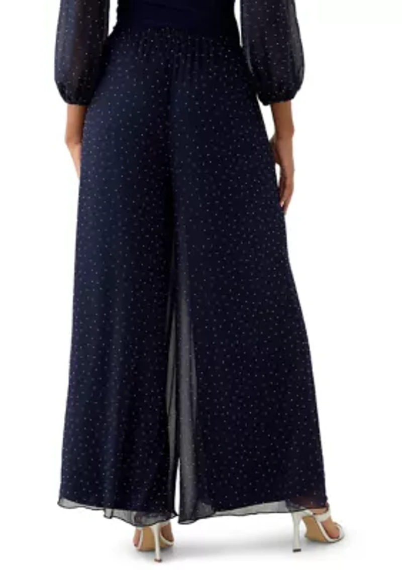 Women's Chiffon Relaxed Trousers