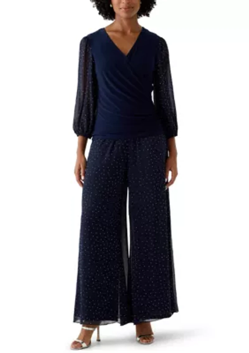 Women's Chiffon Relaxed Trousers