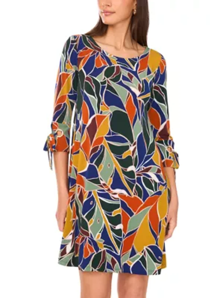 Women's Abstract Printed Dress