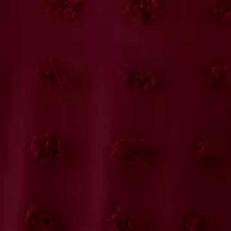 Women's Long Balloon Sleeve Clip Dot Babydoll Dress