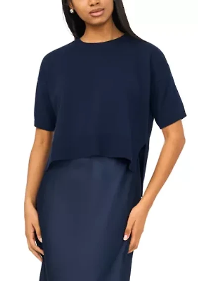 Women's Short Sleeve Sweater & Dress