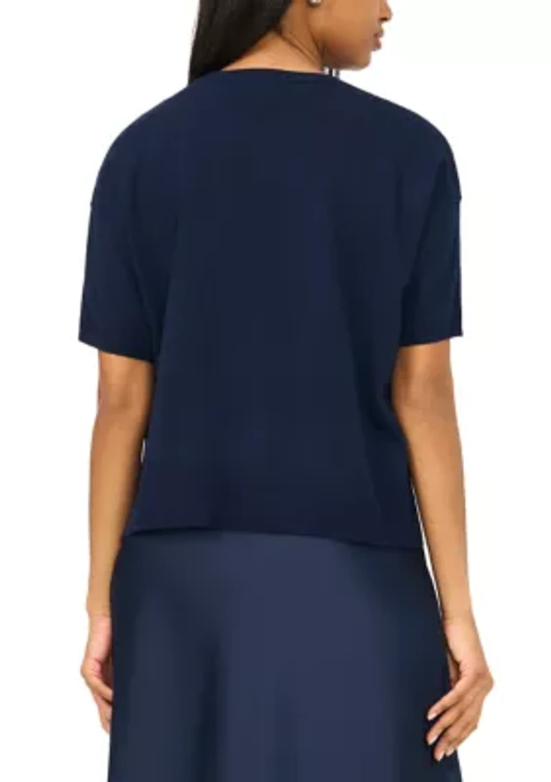Women's Short Sleeve Sweater & Dress