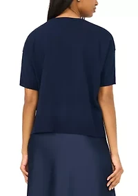 Women's Short Sleeve Sweater & Dress