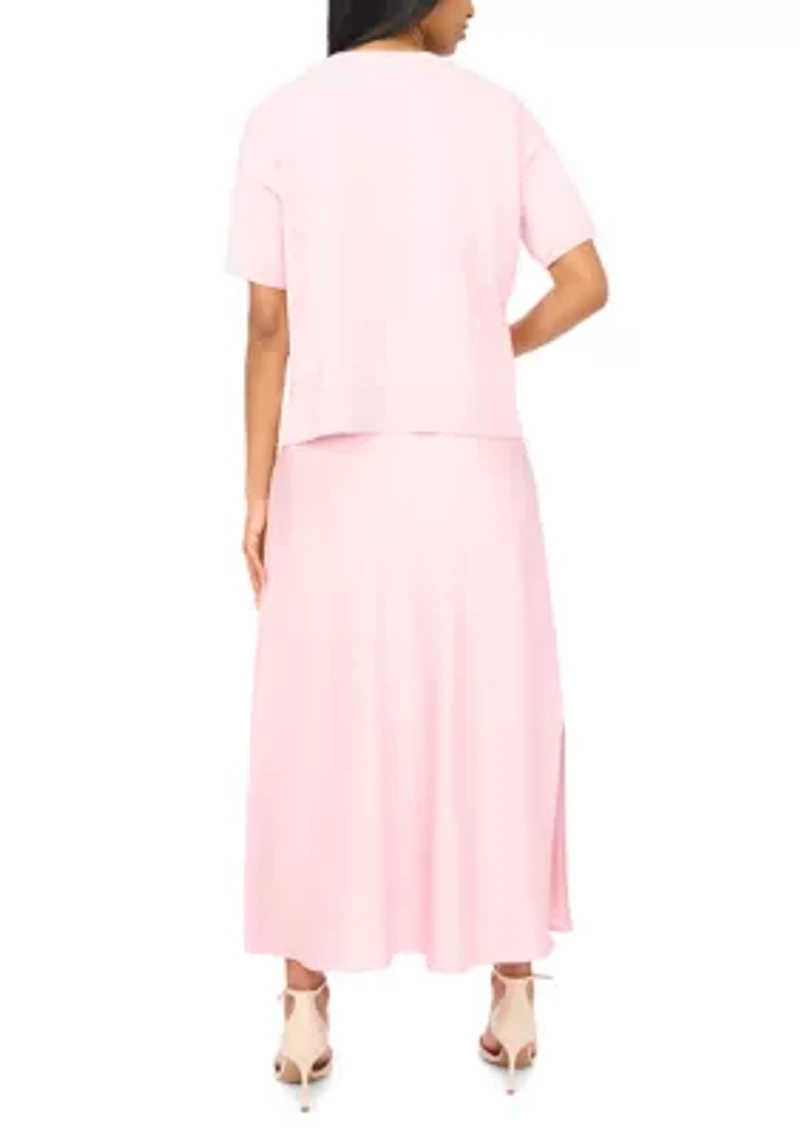Women's Short Sleeve Sweater & Dress
