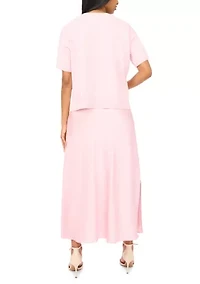 Women's Short Sleeve Sweater & Dress
